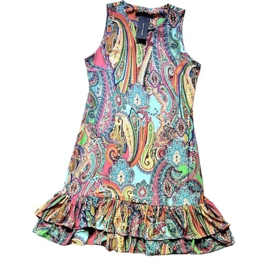 TOMMY HILFIGER VIBRANT GRAPHIC DRESS